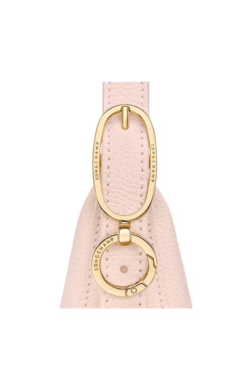 Longchamp Le Foulonne Small Leather Crossbody Bag In Pink