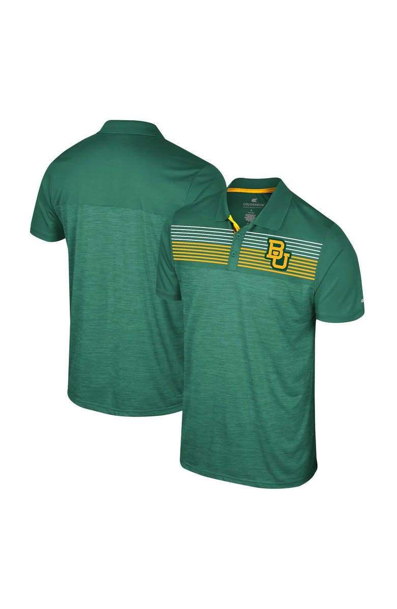 COLOSSEUM Men's Colosseum Green Baylor Bears Langmore Polo, Alternate, color, 