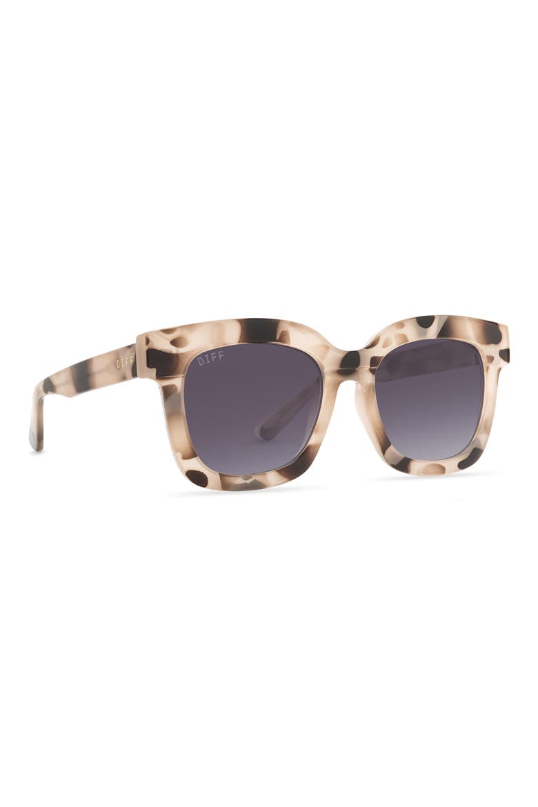 56mm Makay Square Sunglasses, Alternate, color, CREAM TORTOISE