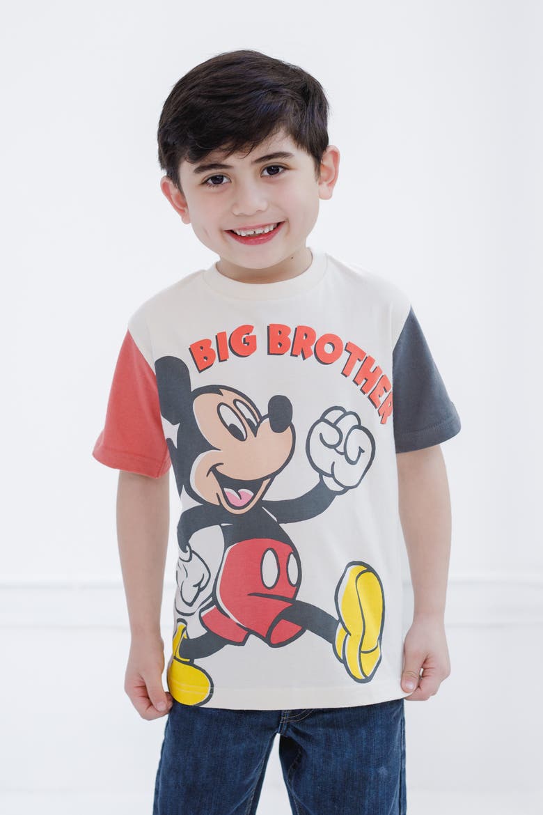 Mickey Mouse Short Sleeve T-Shirt, Alternate, color, Ivory Mickey Mouse