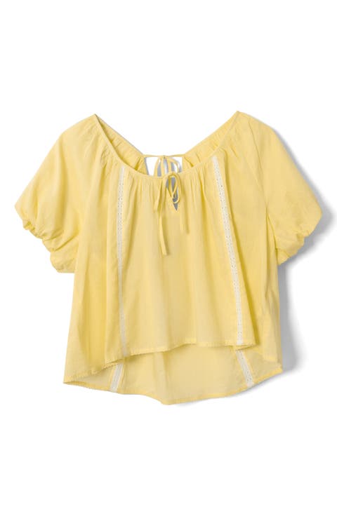 Maura Lace Trim Top