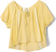 Damson Madder Maura Lace Trim Top