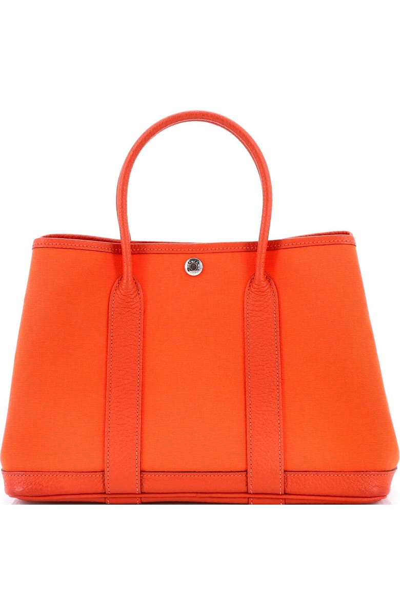 Pre-Owned Hermes Garden Party Tote Toile and Leather 30, Alternate, color, Capucine