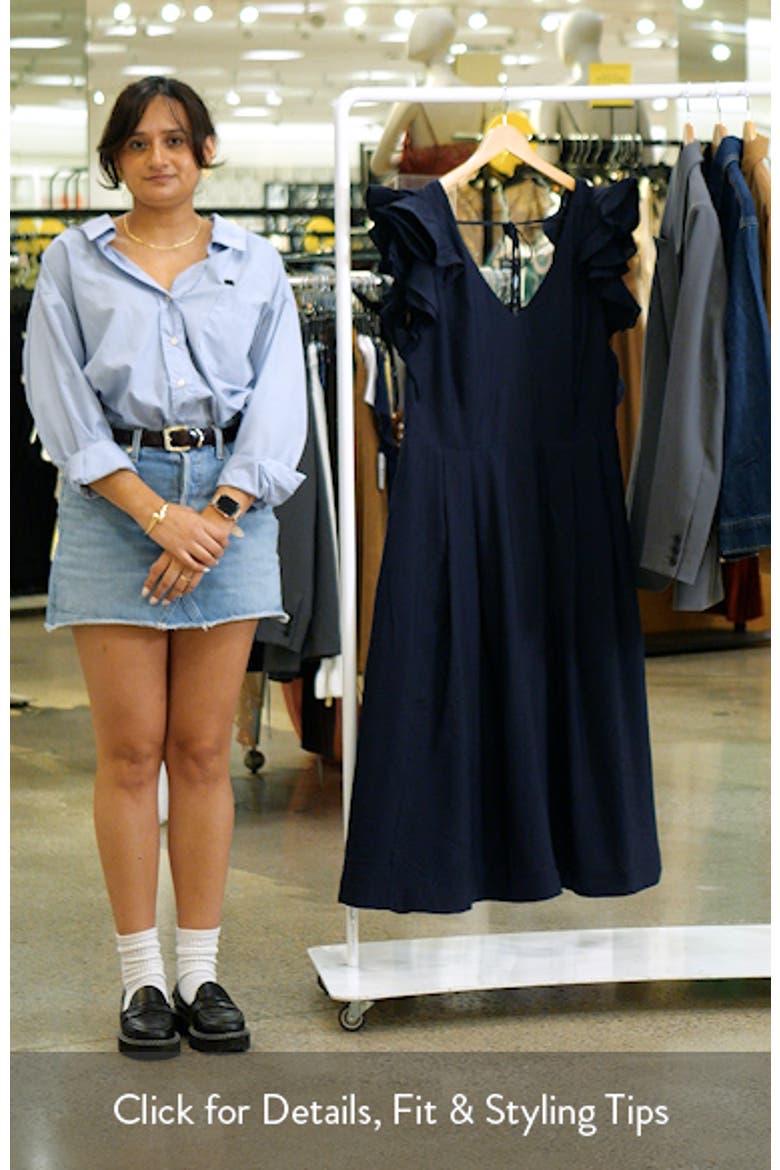 Ila Flutter Sleeve Midi Dress video