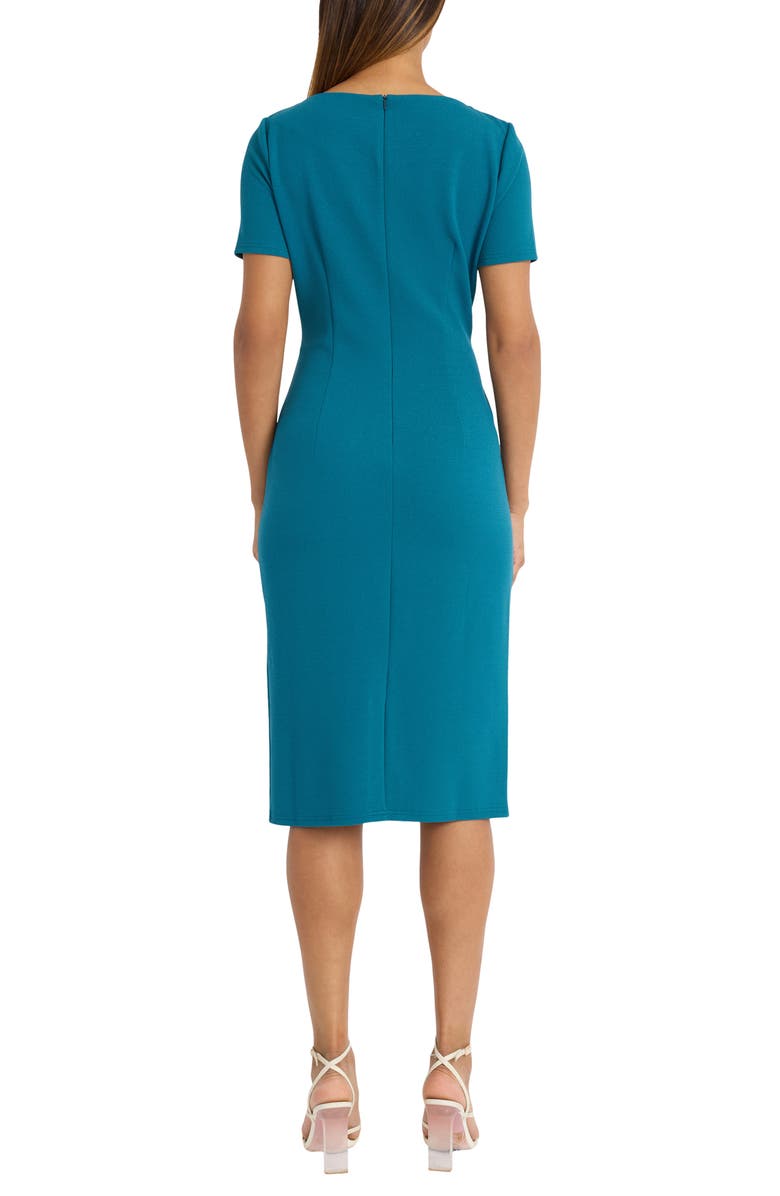 Maggy London Zigzag Knit Sheath Dress, Alternate, color, Jasper