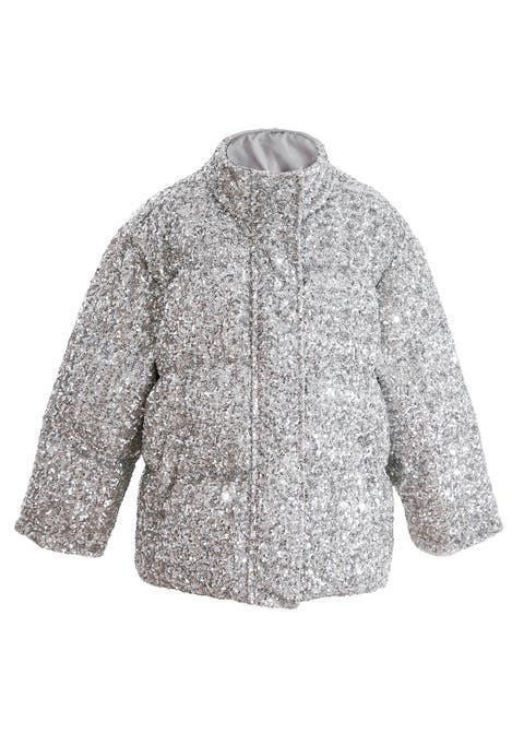 Glitter Puffer Jacket
