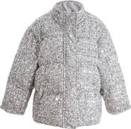 Tulleen Glitter Puffer Jacket