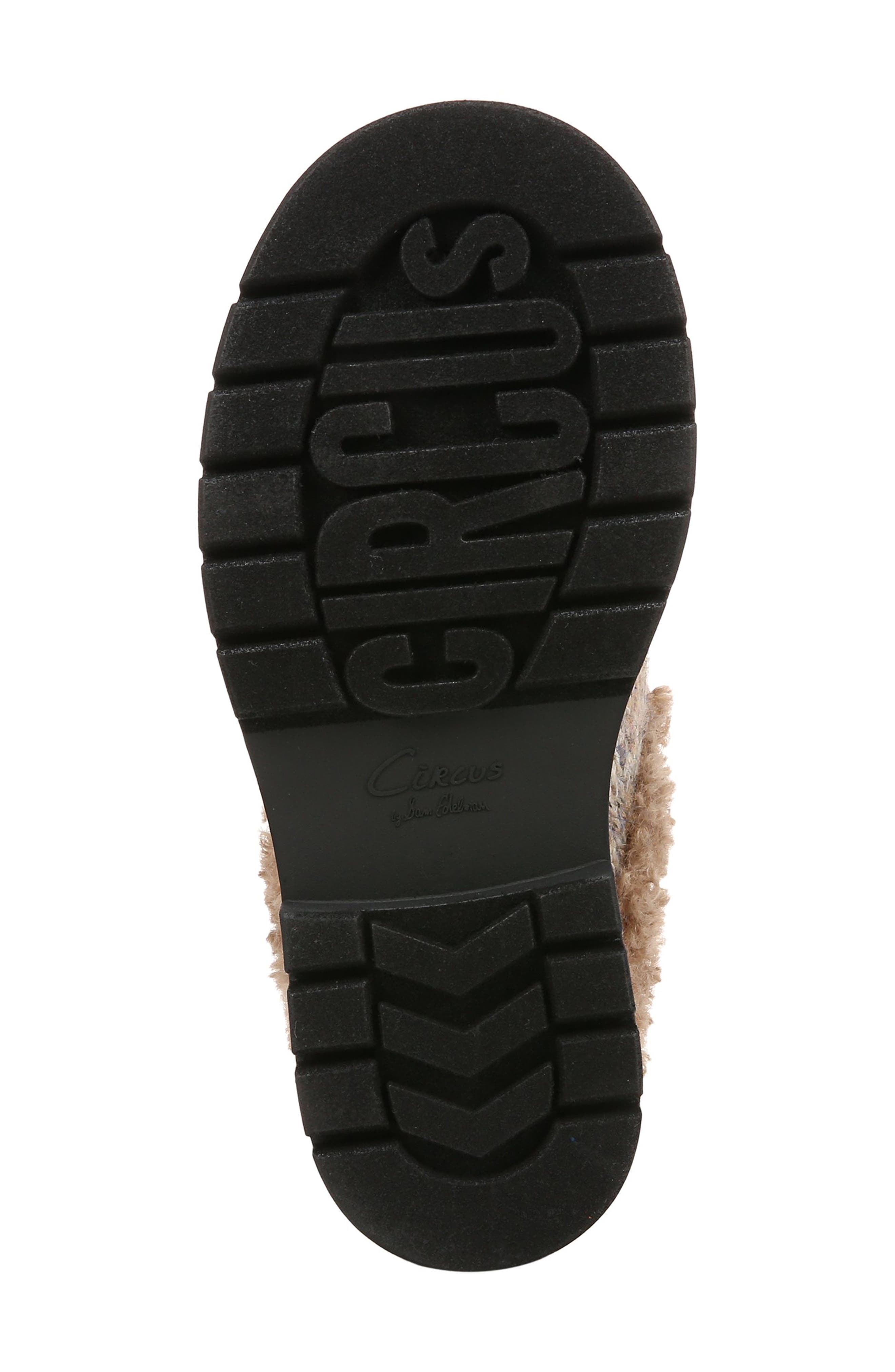 Circus NY by Sam Edelman Annie Faux Shearling Lined Clog, Alternate, color, Natural/ Nutmeg