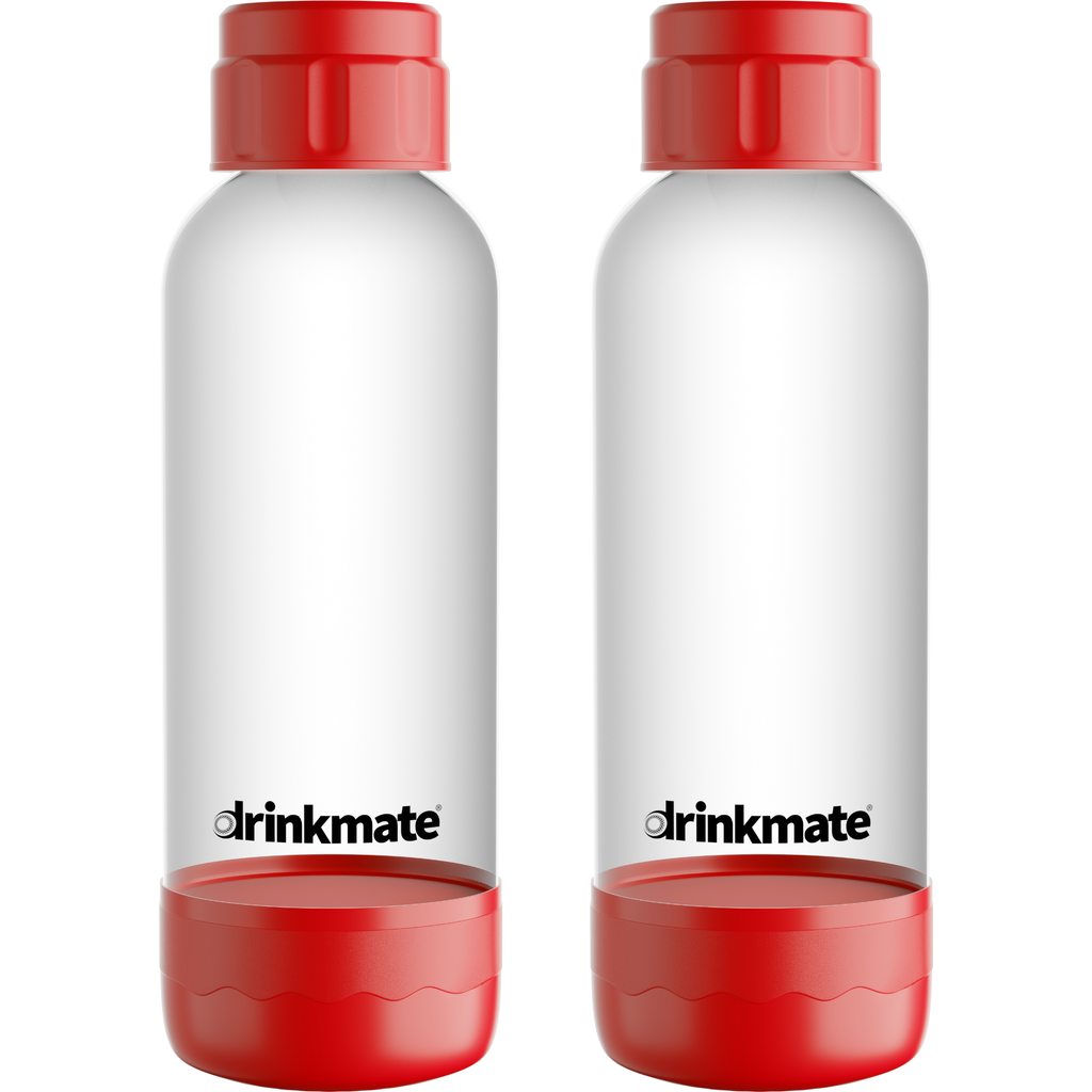 Drinkmate 1 Liter Bottles In Red