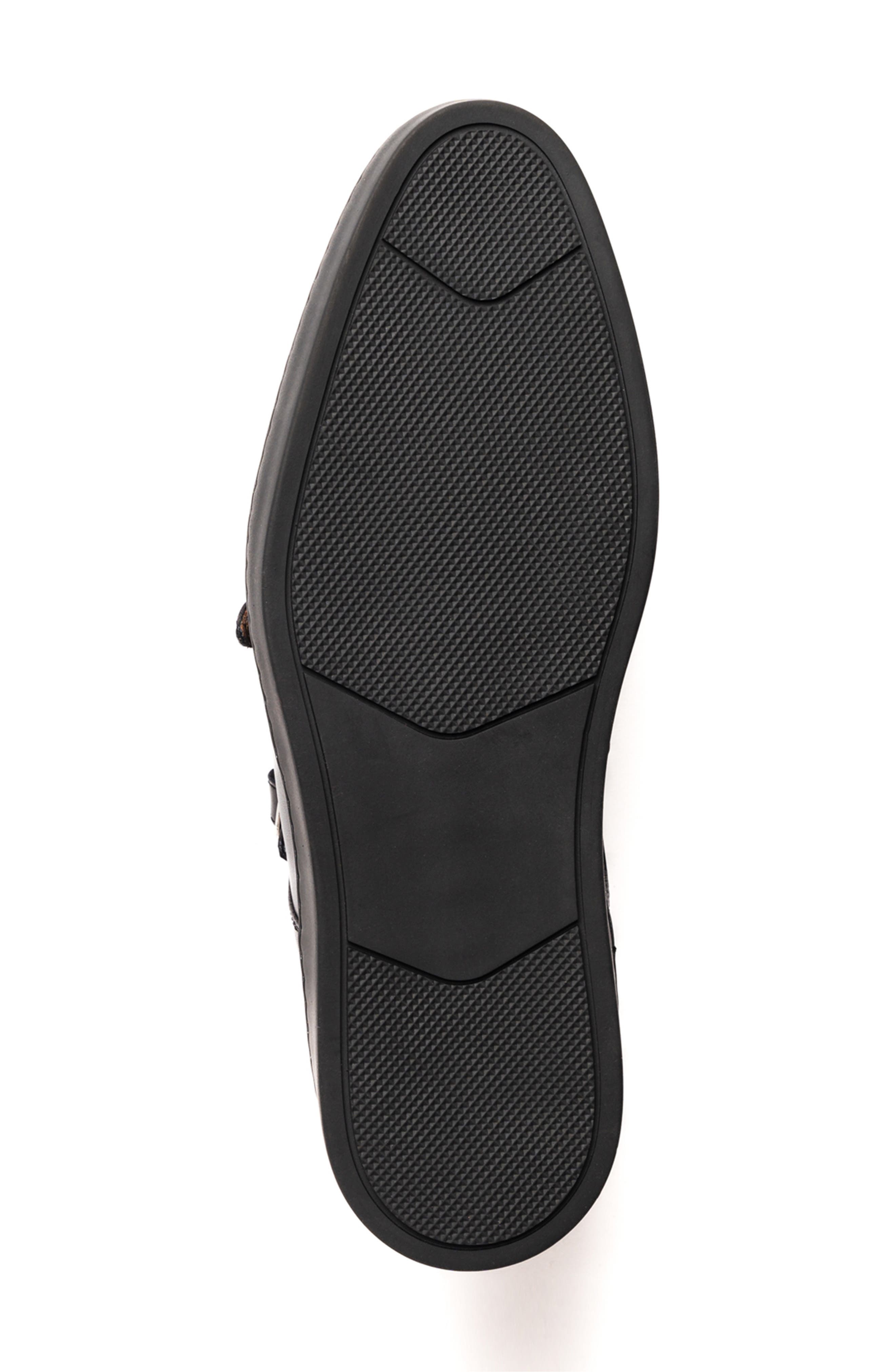 Bruno Magli Palestro Double Monk Shoe, Alternate, color, Black