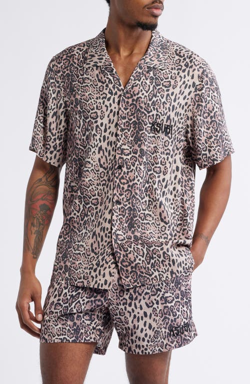 KSUBI KSUBI KINGDOM RESORT LEOPARD PRINT CAMP SHIRT