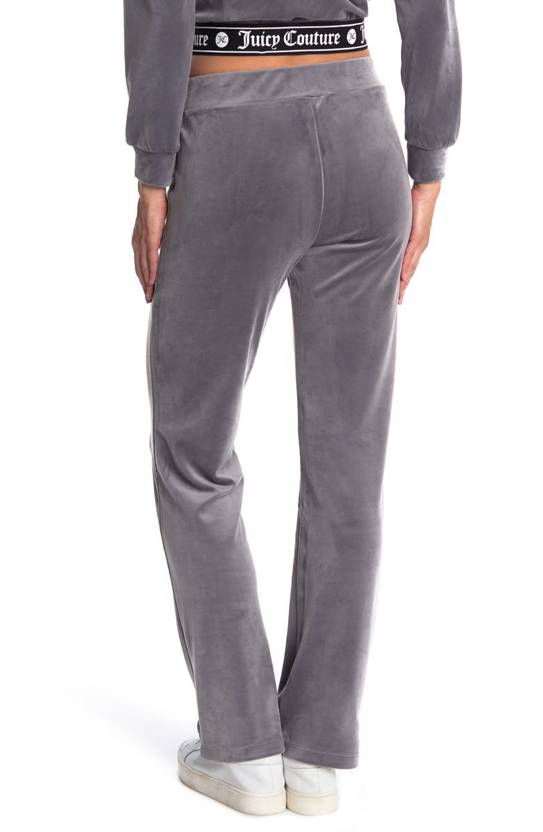 Juicy Couture Velour Track Pants, Alternate, color,