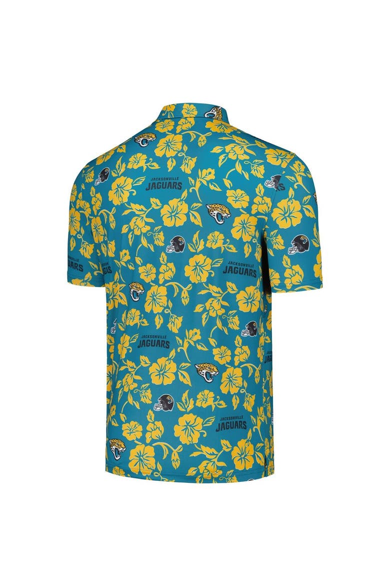 Men's Reyn Spooner Teal Jacksonville Jaguars Pua Performance Polo, Alternate, color, Teal