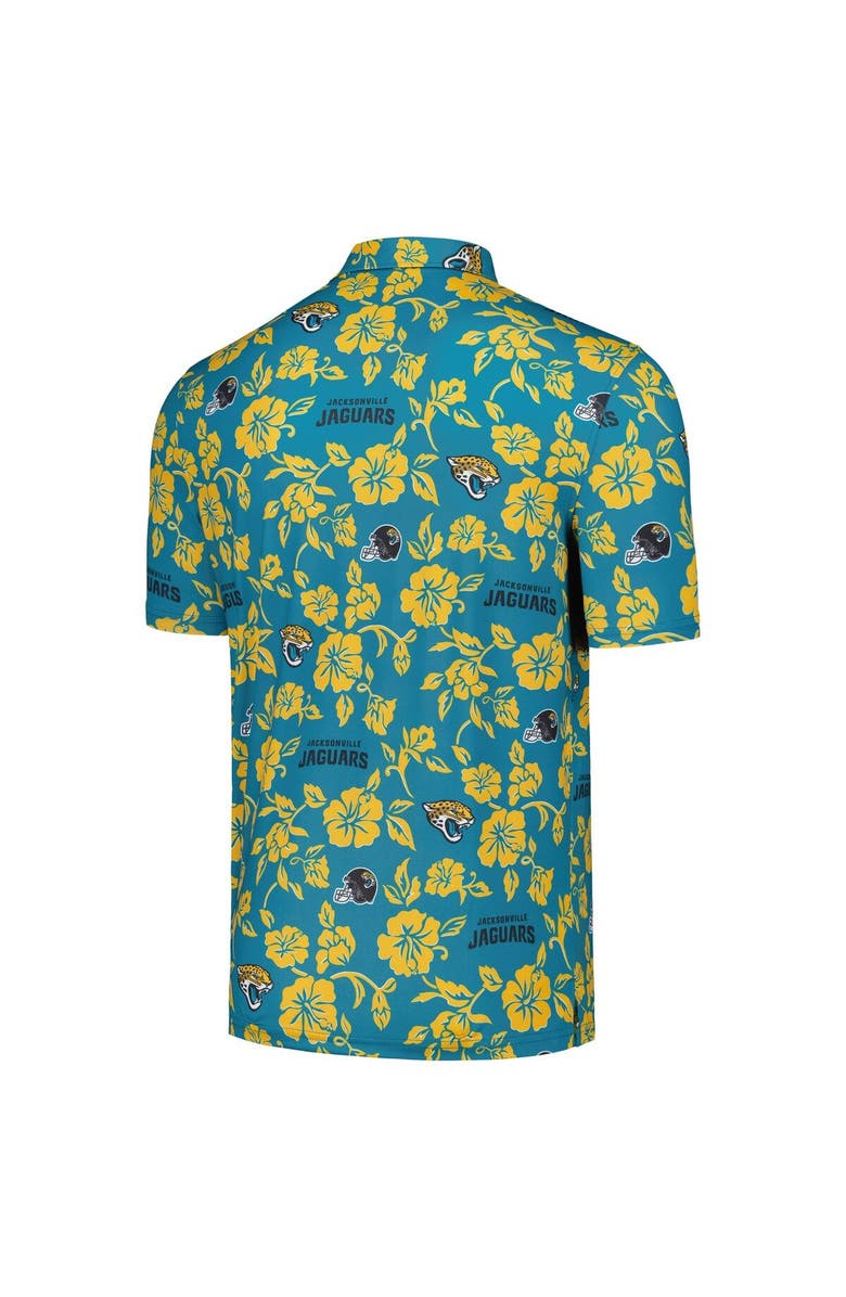 Reyn Spooner Men's Reyn Spooner Teal Jacksonville Jaguars Pua Performance Polo, Alternate, color, Teal