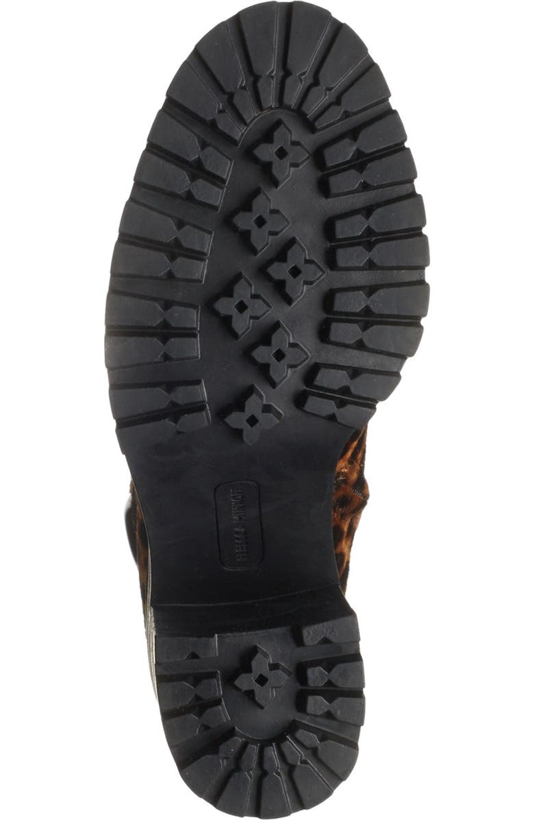 Rebecca Minkoff Maihlo Leopard Printed Genuine Calf Hair Combat Boot, Alternate, color,