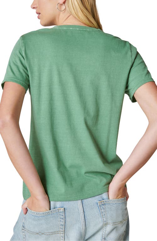 LUCKY BRAND LUCKY BRAND EMBELLISHED COTTON GRAPHIC T-SHIRT