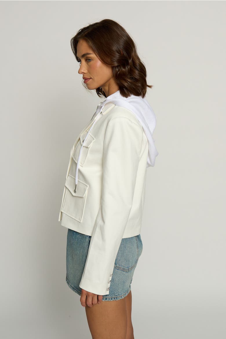 Women's Ponte Suiting Blazer, Alternate, color, White