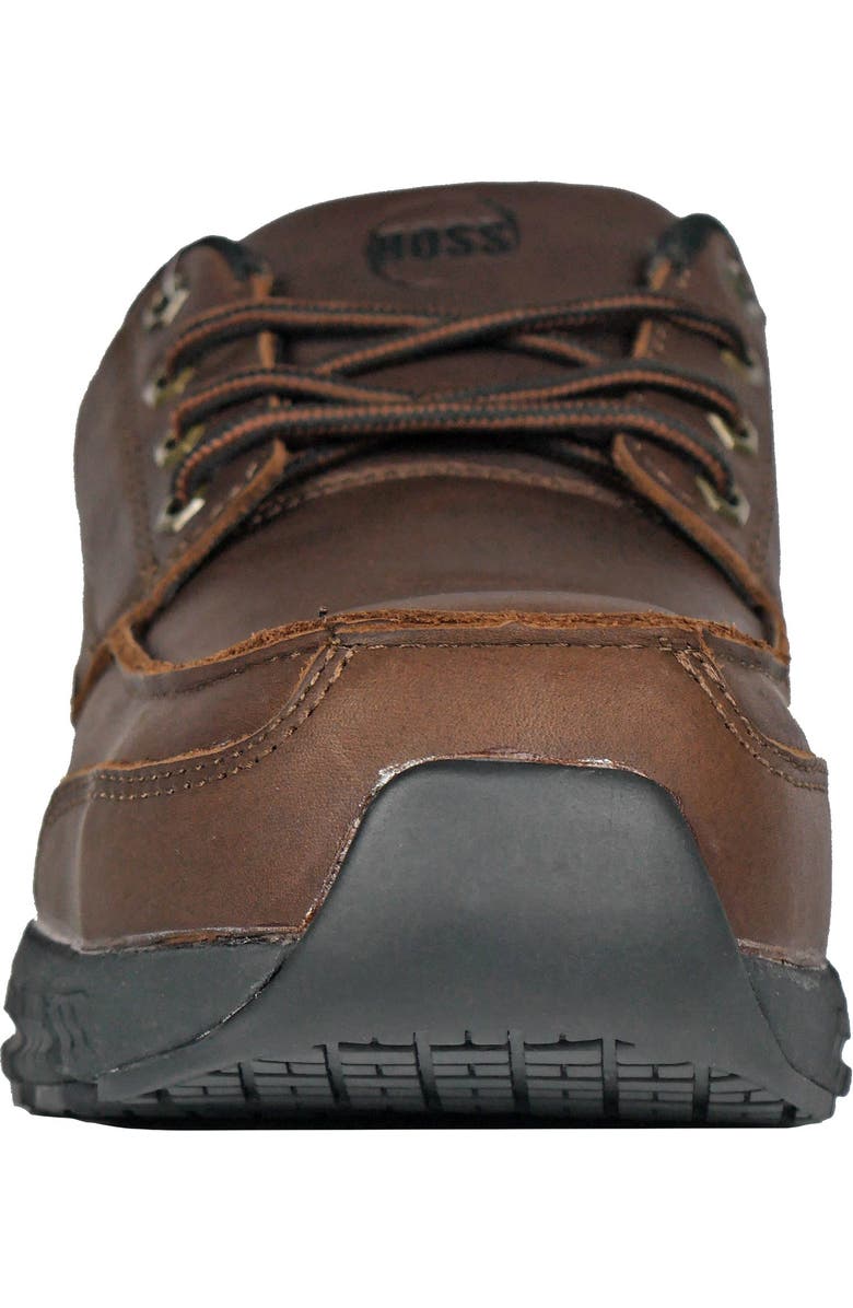 Hoss Boot Company HOSS Stepper Mens Static Dissipative Composite Toe Work Shoe with Met Guard, Alternate, color, Brown Leather