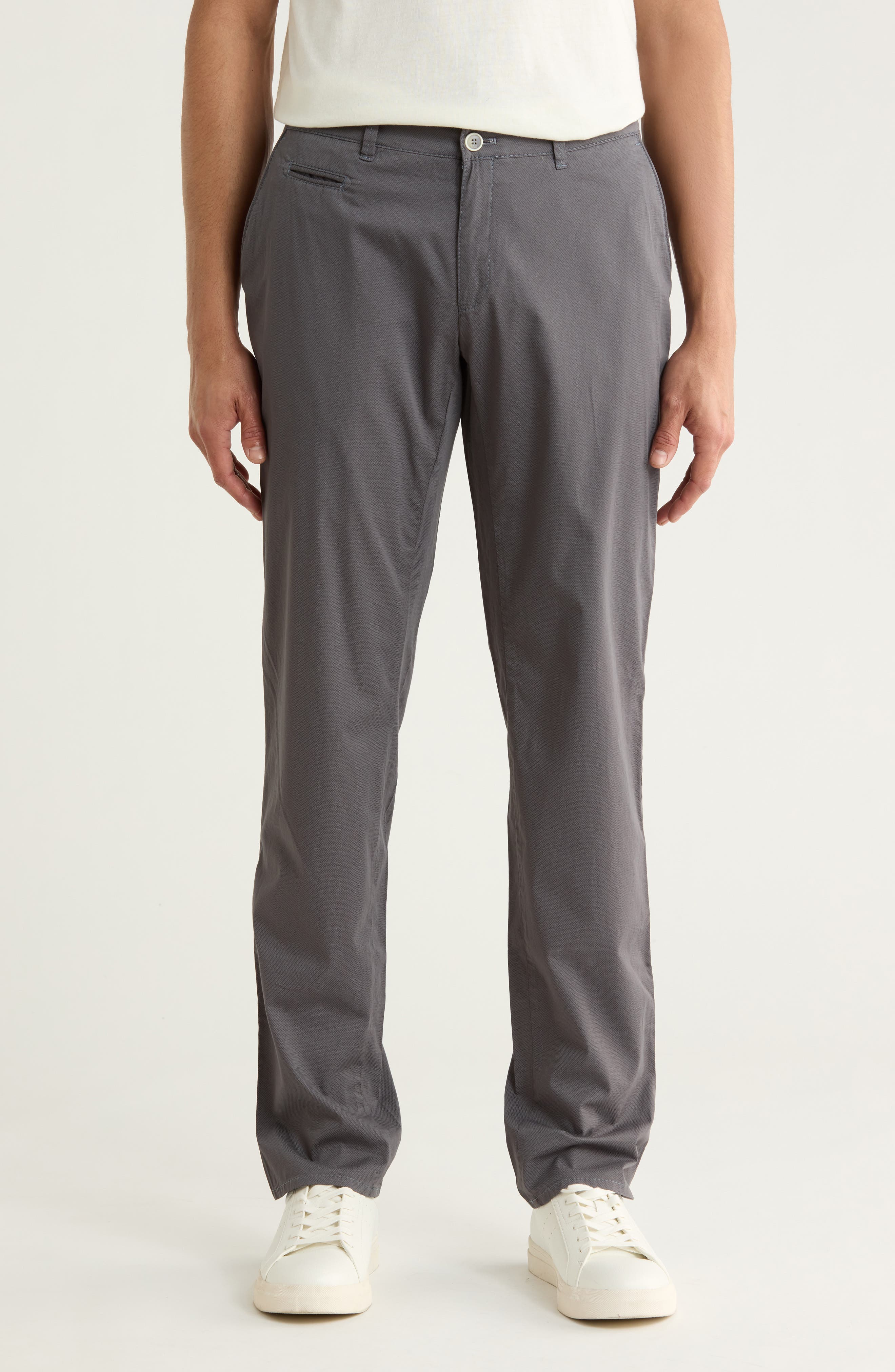 Brax Fabio IDX Flat Front Modern Fit Cotton Blend Chinos