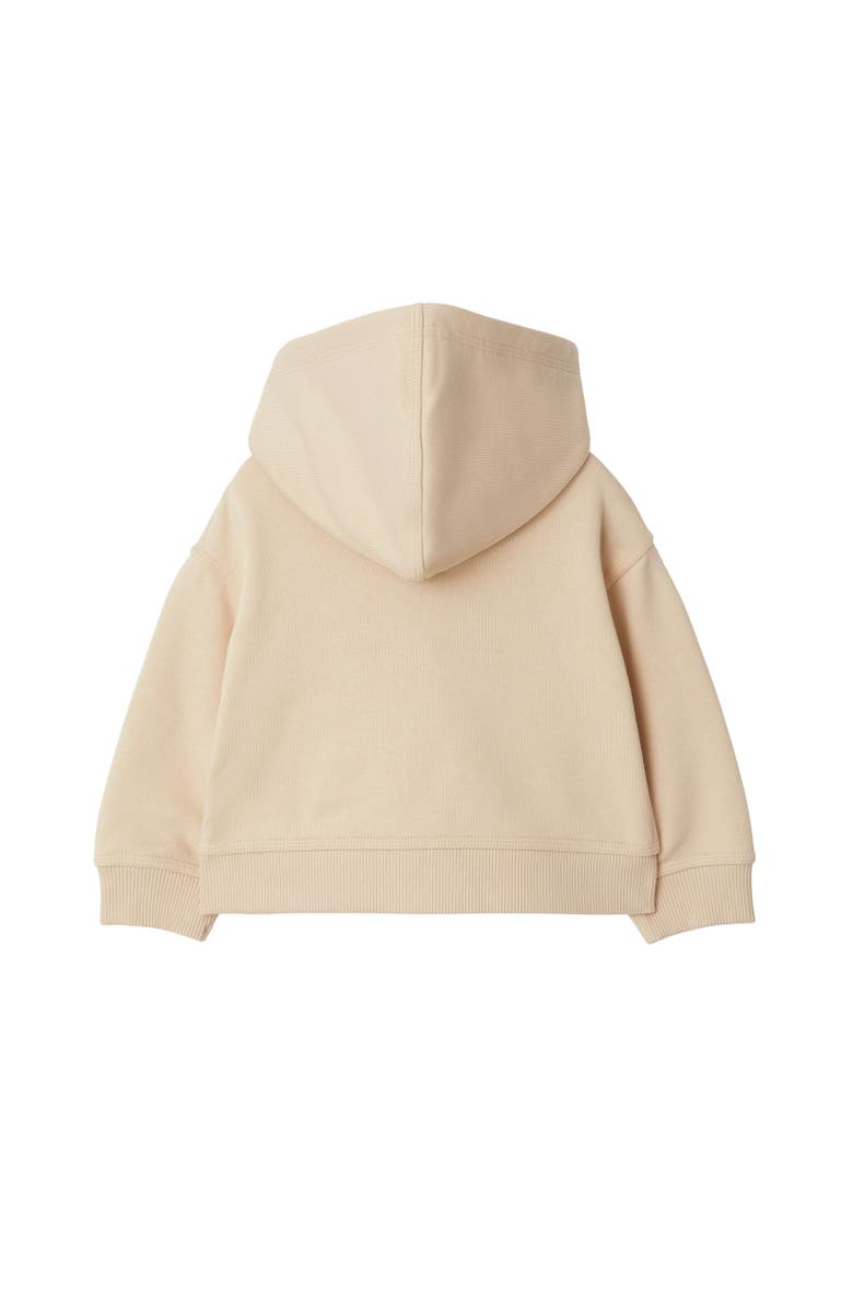 Burberry Check Label Cotton Zip Hoodie, Alternate, color, Calico