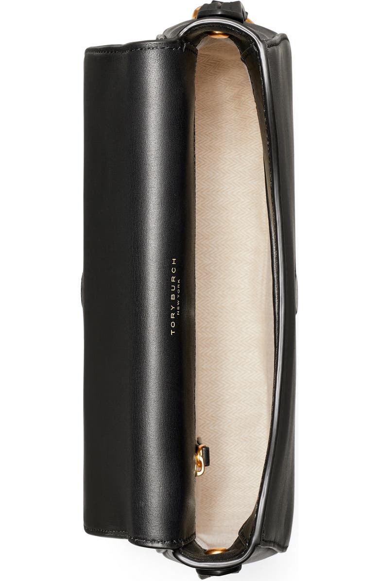 Tory Burch Miller Metal Logo Leather Crossbody Bag, Alternate, color,