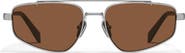 QUAY Pit Stop 56mm Aviator Sunglasses