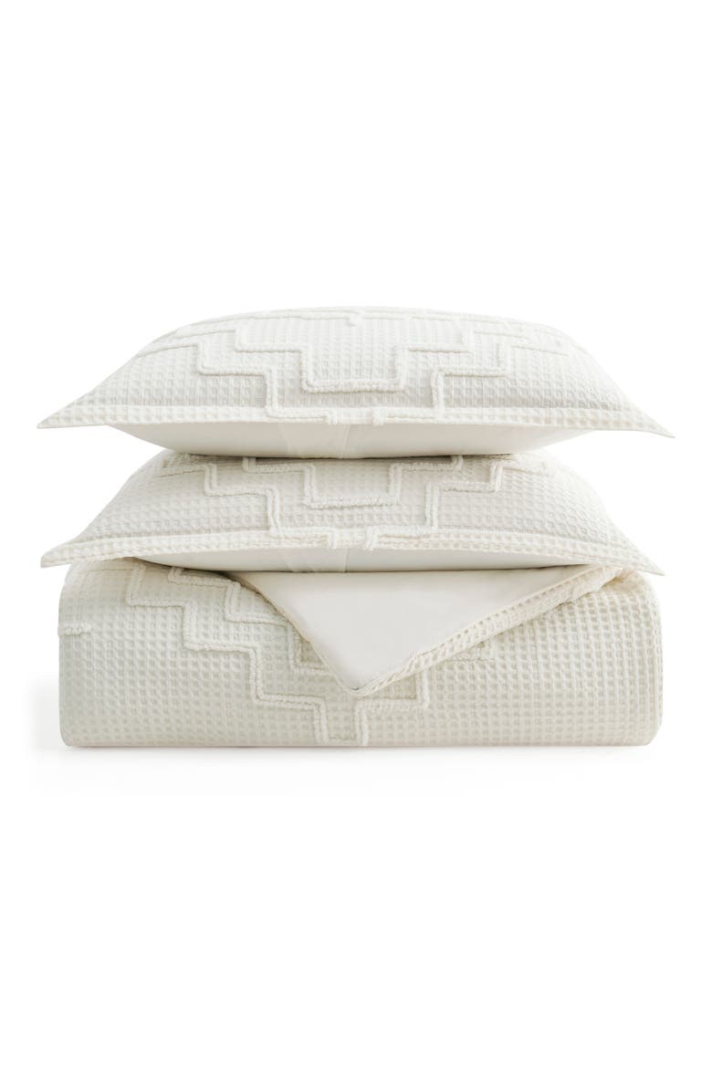 Kiva Steps Comforter & Pillow Sham Set, Main, color, IVORY
