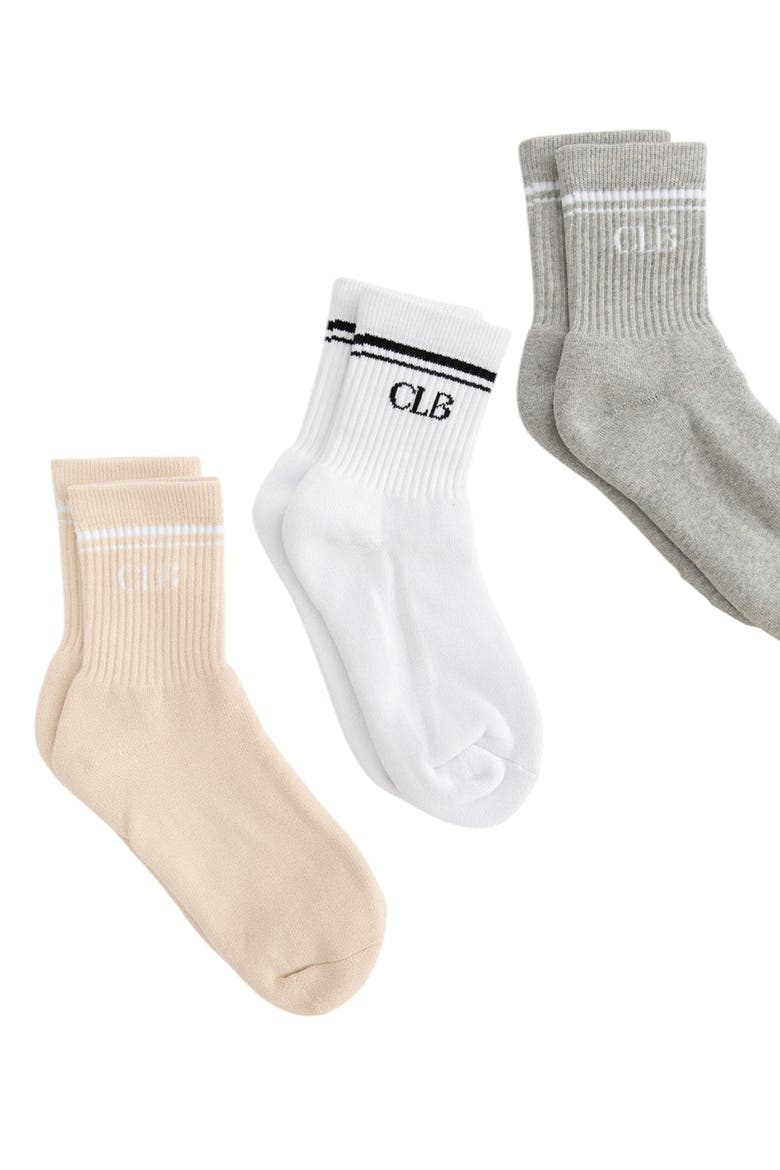 Half Crew Socks - Foot Soldier Mom Cushioned Comfort for All-Day Support - Cream, Alternate, color, Beige
