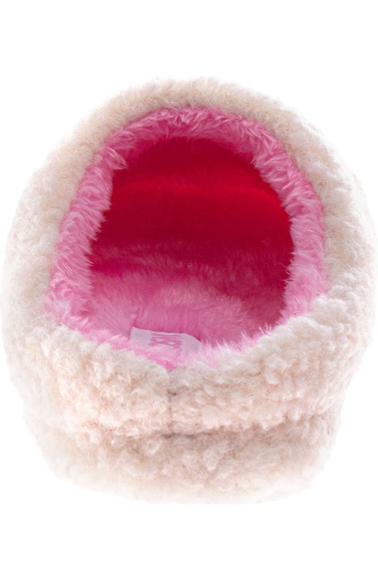 JOSMO Cozy Hearts Scuff Slipper, Alternate, color, White/ Pink