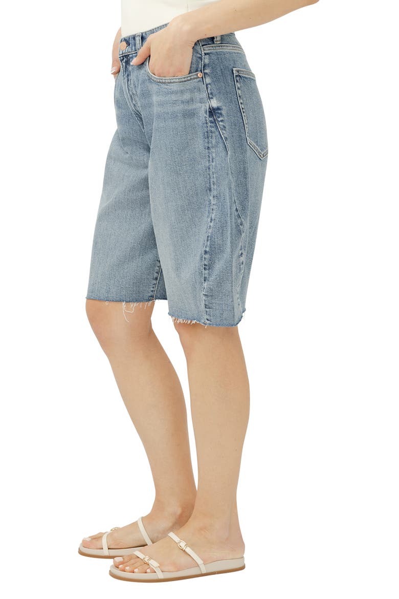 Curve Bermuda Denim Shorts, Alternate, color, MORRO