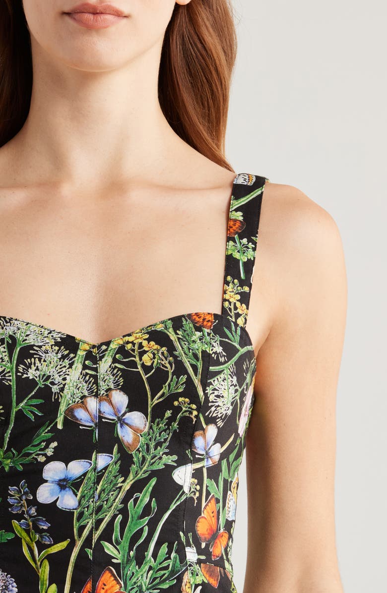 Avec Les Filles Sweetheart Fit & Flare Minidress, Alternate, color, 