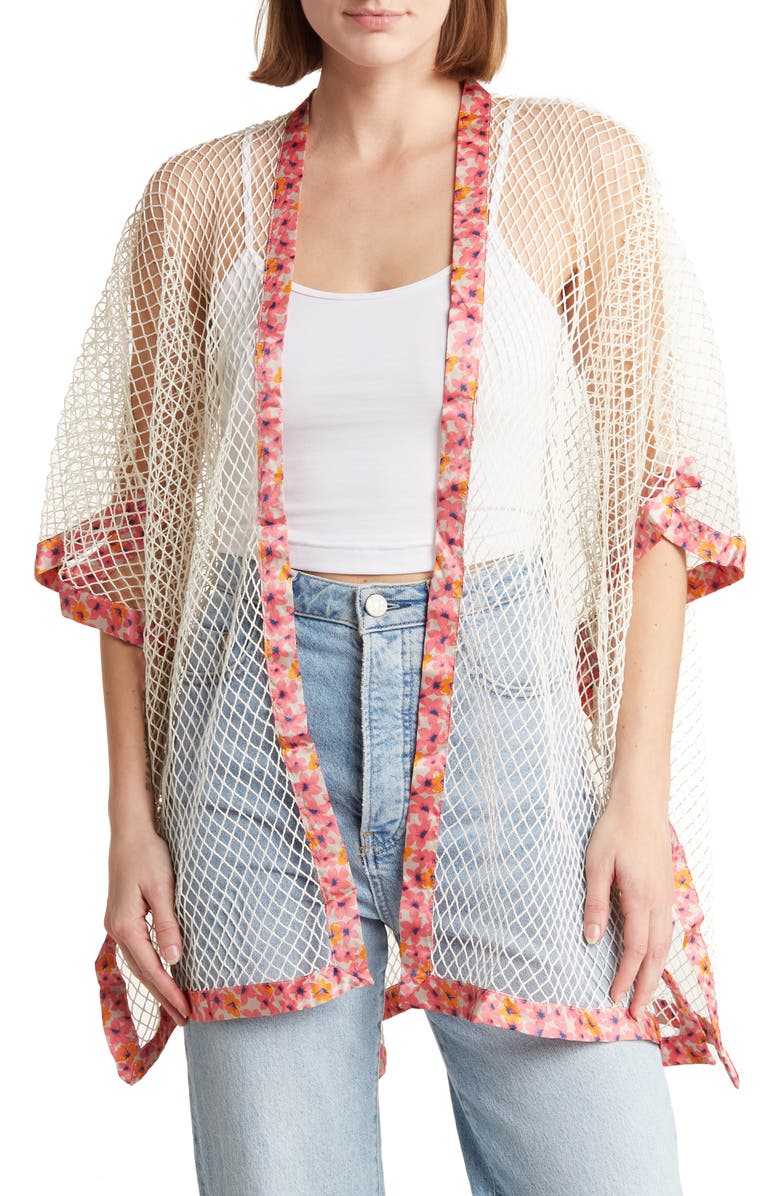 Steve Madden Open Weave Topper, Main, color, 