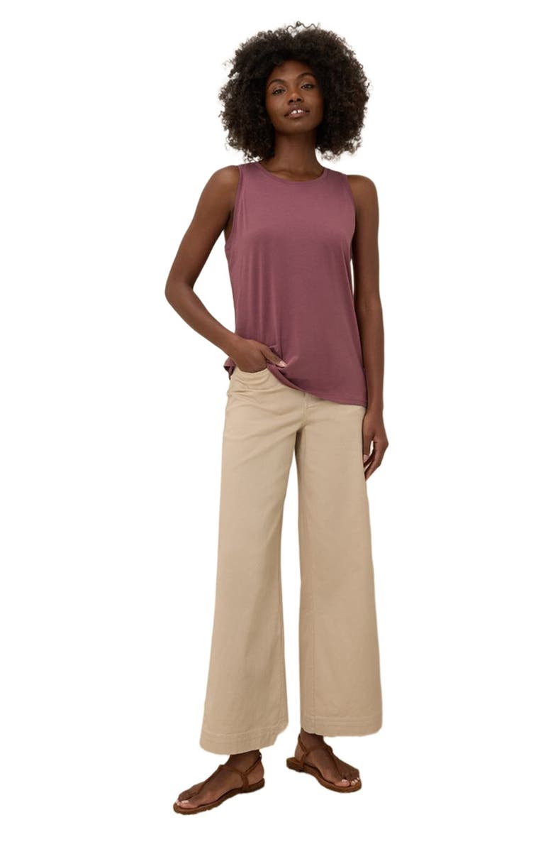 Pact Organic Cotton Softspun High Neck Tank, Main, color, Mauve