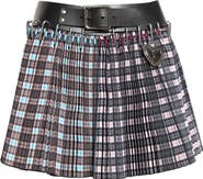Chopova Lowena Plugged Carabiner Pleated Miniskirt