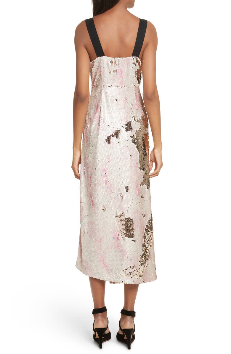 Rachel Comey Slacken Sequined Dress, Alternate, color, 