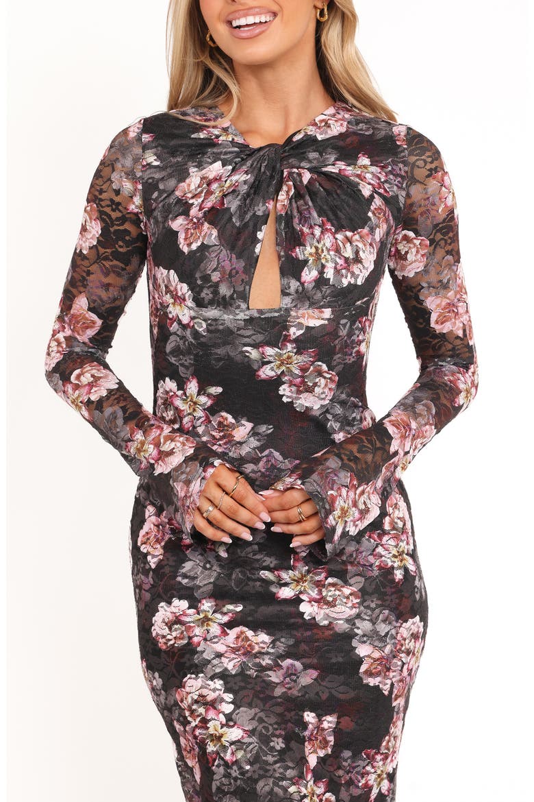 Trilby Floral Lace Long Sleeve Maxi Dress, Alternate, color, FLORAL LACE