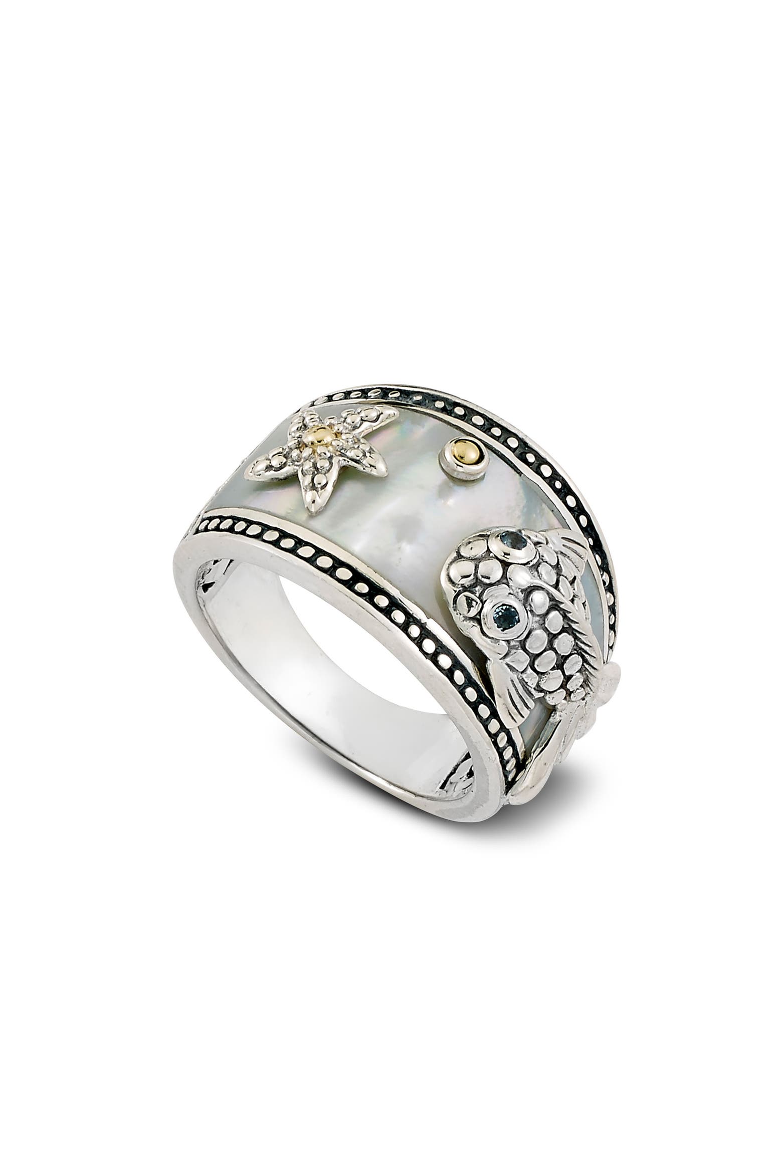 Mother-of-Pearl Animal Overlay Ring (Women) | Nordstromrack