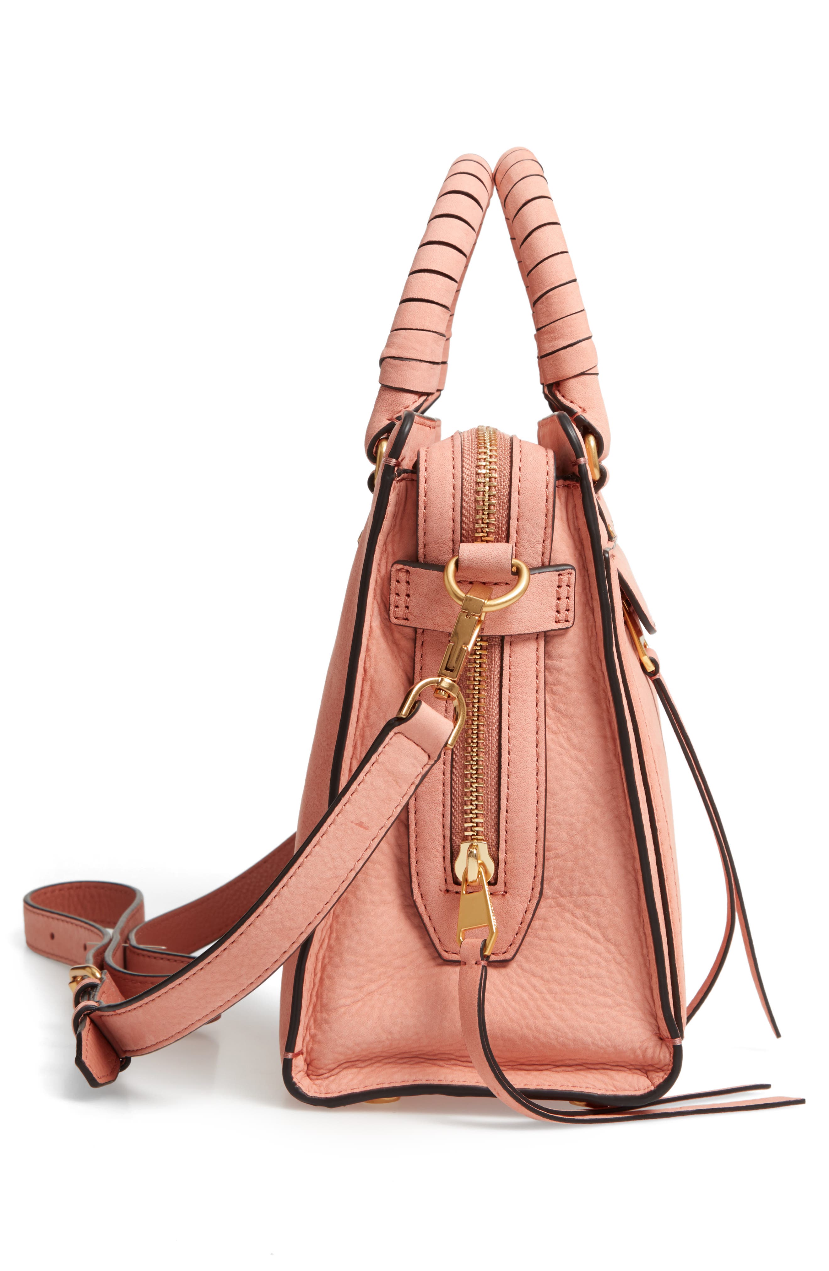 Rebecca Minkoff Medium Bree Leather Satchel, Alternate, color, 