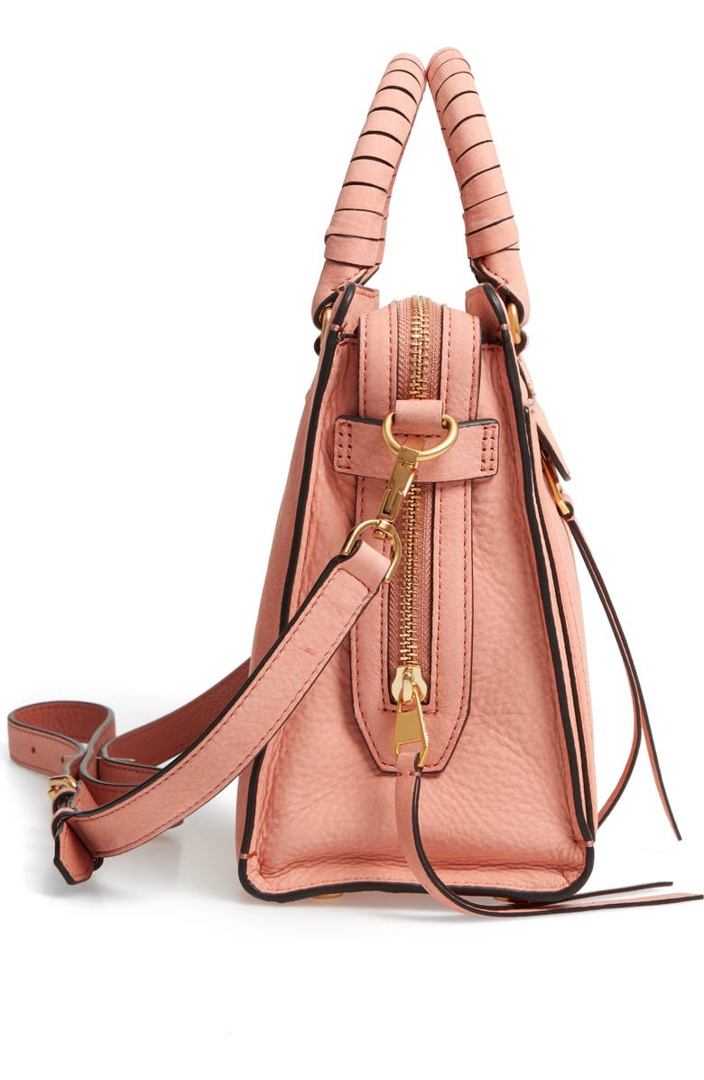 Rebecca Minkoff Medium Bree Leather Satchel, Alternate, color,