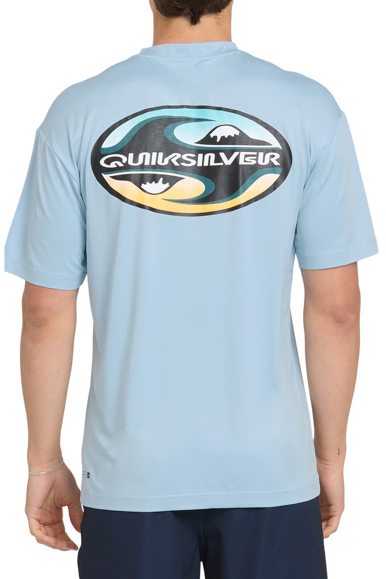 All Day Short Sleeve Rashguard, Alternate, color, SKYWAY