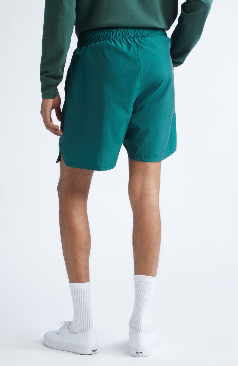 PALMES Oval Logo Embroidered Tennis Shorts, Alternate, color, Dark Green