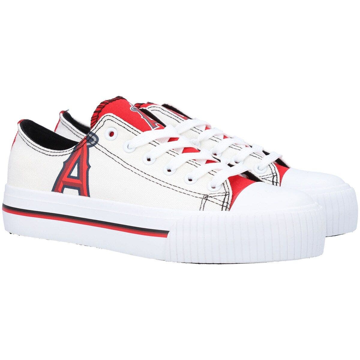 FOCO Women's FOCO Los Angeles Angels Platform Canvas Shoes, Alternate, color, 