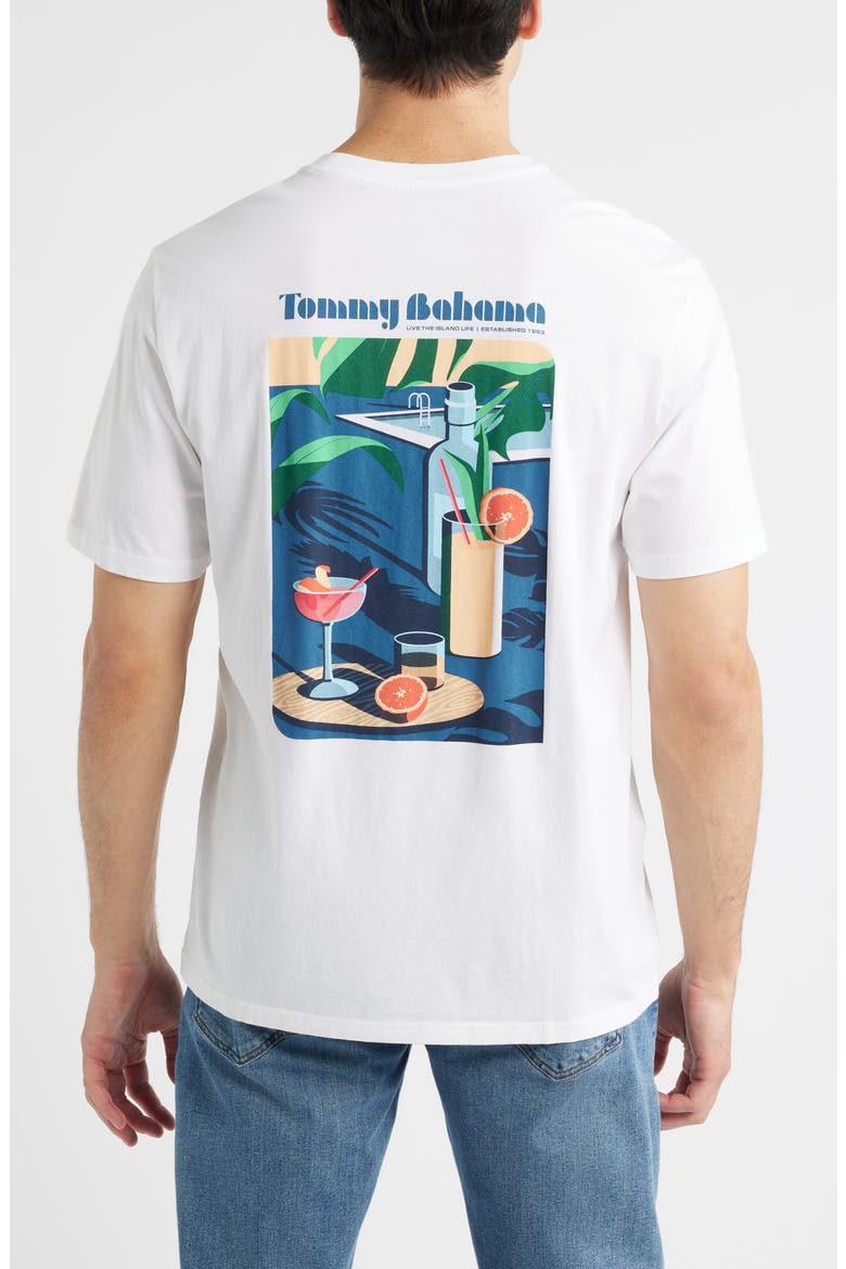 Swim Up Sips Graphic T-Shirt, Alternate, color, WHITE