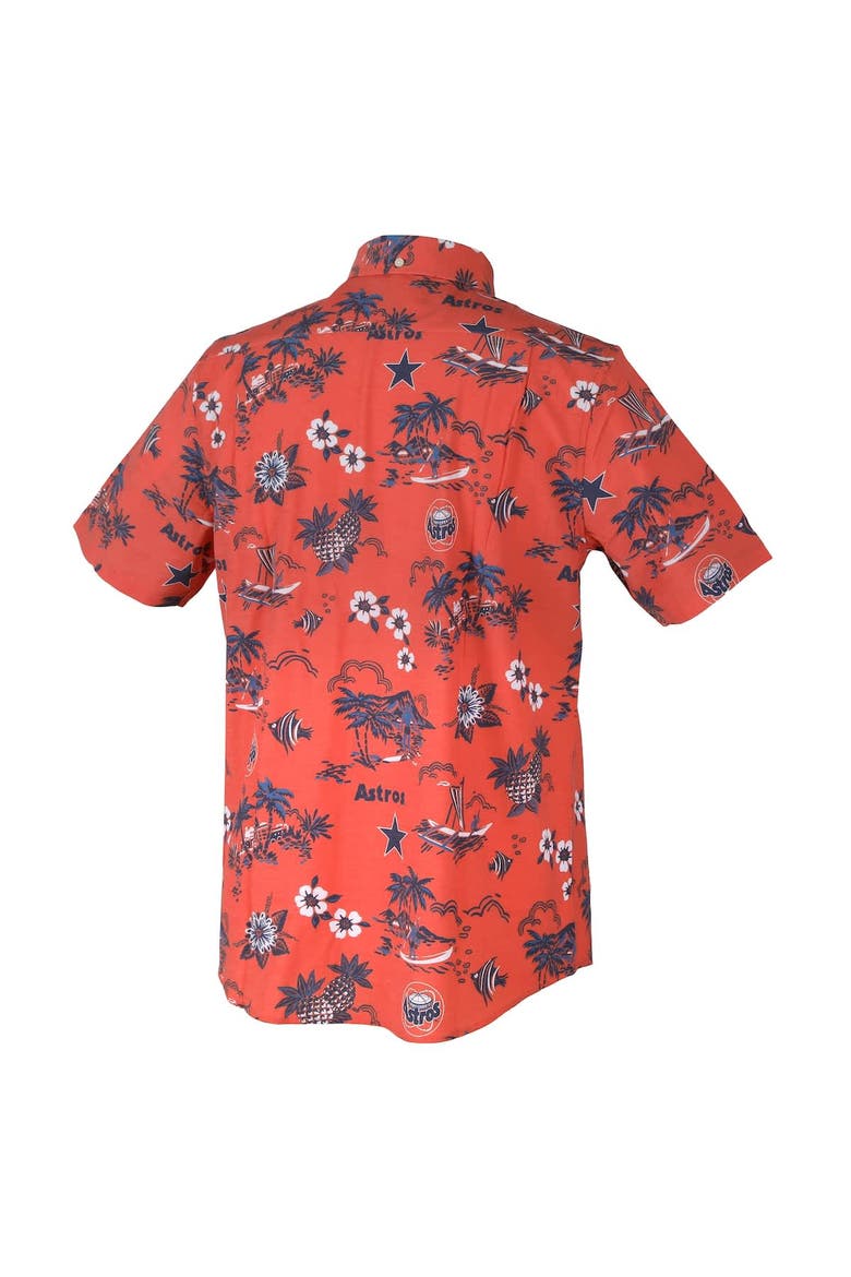 Men's Reyn Spooner Orange Houston Astros Kekai Button-Down Shirt, Alternate, color, Orange