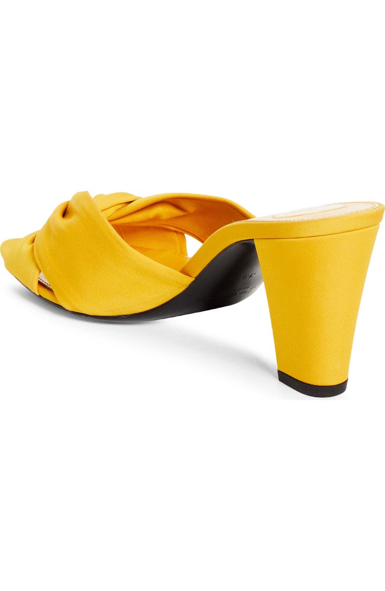 Saint Laurent Franciane Slide Sandal, Alternate, color, Yellow