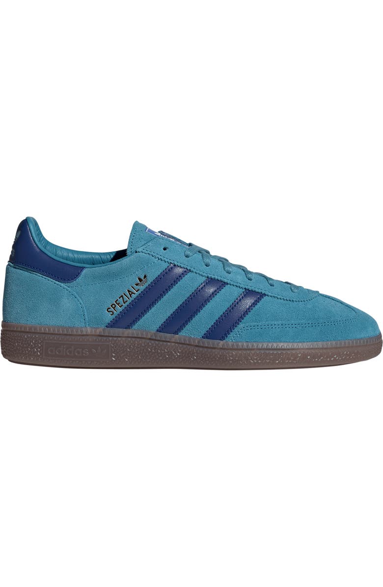 adidas Gender Inclusive Handball Spezial MIG Sneaker, Alternate, color, Tactile Steel/ Royal Blue/ Gum