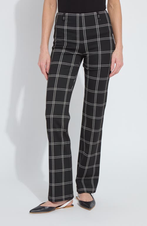 Lyssé Patterned Baby Bootcut In Black