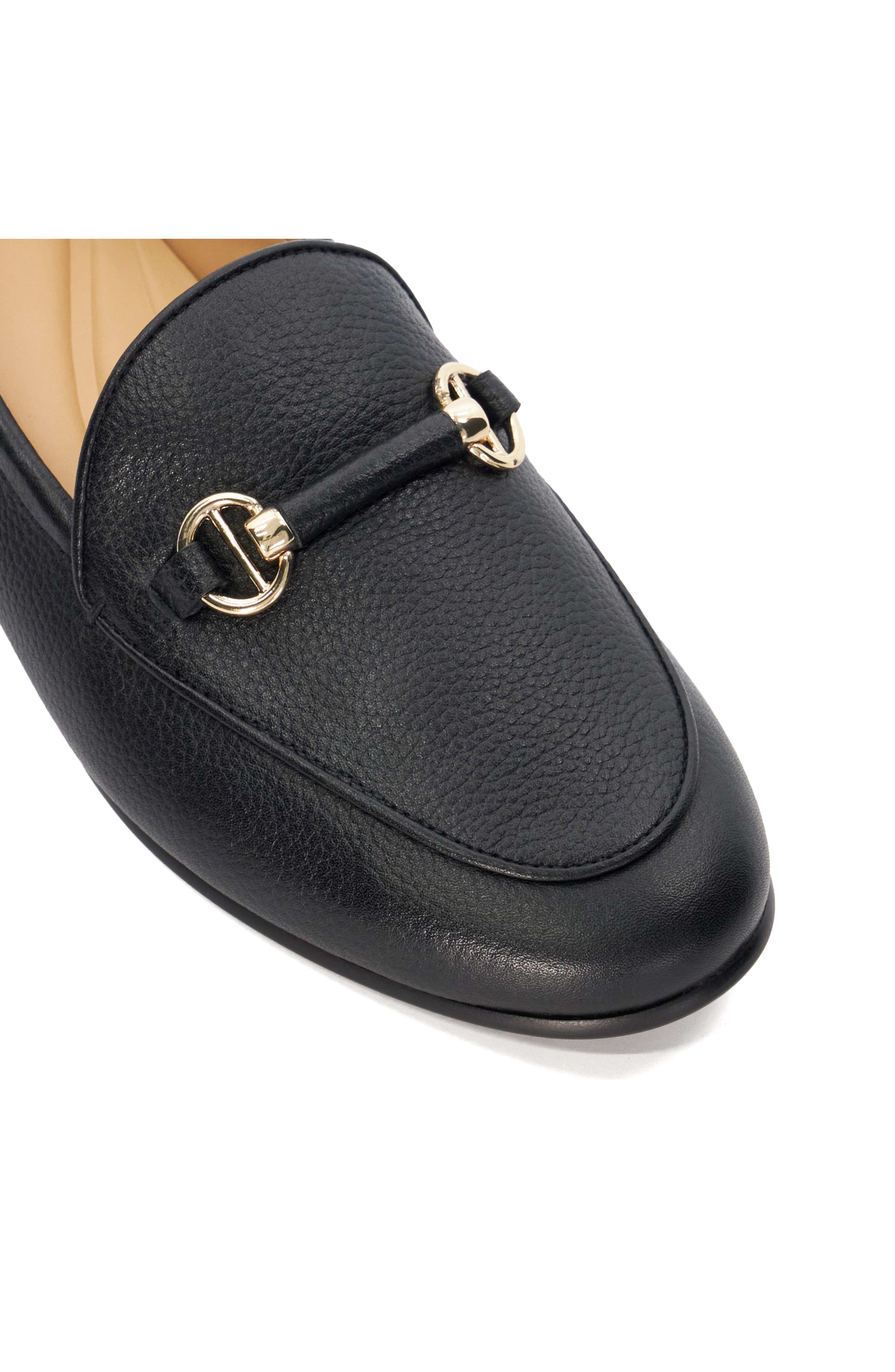 Dune London Grandeur Bit Loafer, Alternate, color, Black