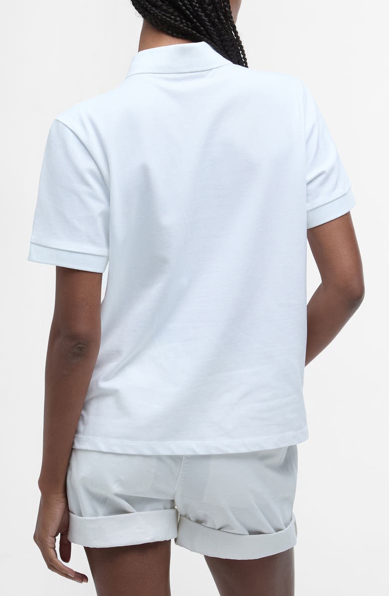 Barbour Bowford Stretch Cotton Polo, Alternate, color, White