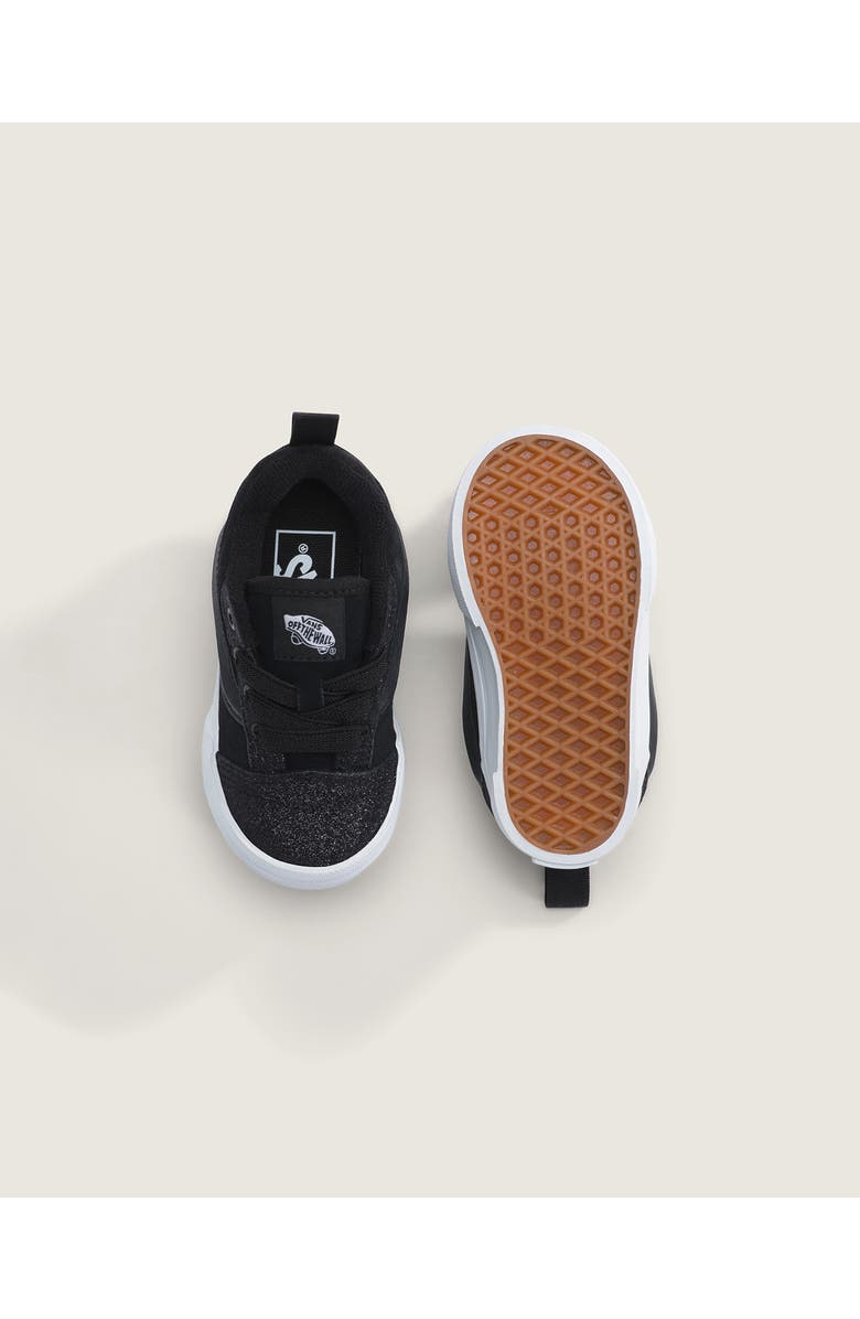 Vans Kids' Knu School Dazzled Black Elastic Lace Sneaker, Alternate, color,